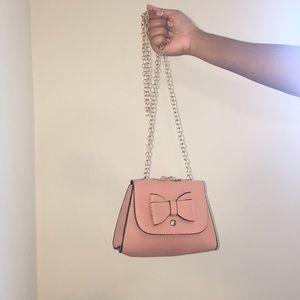 Pink small shoulder bag